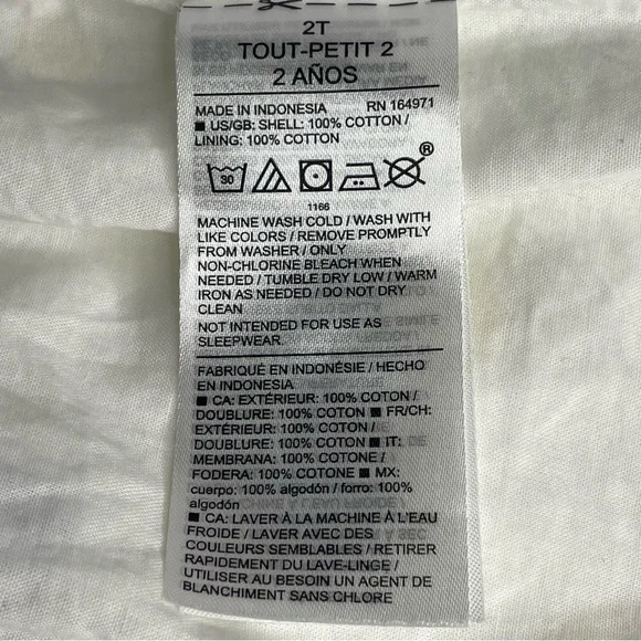 Janie And Jack The Posy Perfect Dress White Floral Seersucker Spring 2T - Picture 12 of 13